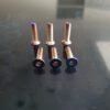 Baut Steer Titanium kepala flat - Gambar 2
