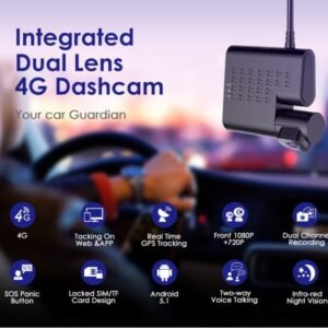 Azdome C9 4G WiFi GPS Dashcam Dual Camera