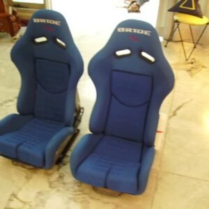 Racing Seat Bride Lowmax Blue Carbon Black