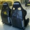 Racing Seat Bride Cuga Carbon Black ( Black - Red ) - Gambar 2