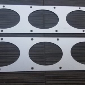 Difuser Bemper 3holes Kansai Black - Silver