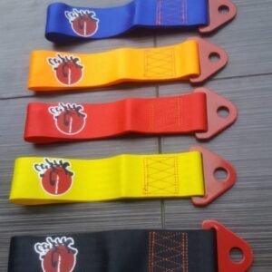 Towing Strap JS Racing ( blue - orange - red - yelow - black )