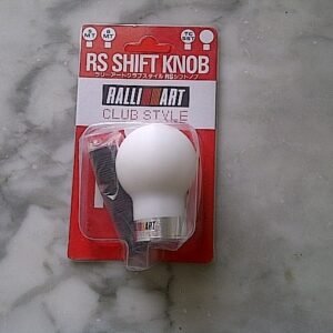 Shift Knob Rally Art Club Style White