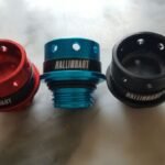 Oil Cap Rally Art Model Drat ( Red - Blue - Black )