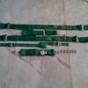 Seatbelt Takata 6point Quick Release Lebar 3inch ( Black - Green ) - Gambar 3