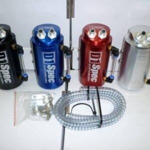 Oil Catch Tank D1 Spec model bulat ( red - blue - black - silver )