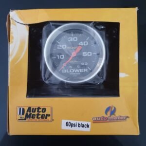 Gauge Autometer ProComp Boost Meter 60PSi Black Face