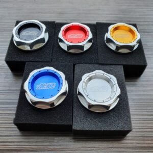Oil Cap Mugen Hexagon New Model ( Red - Blue - Black - Silver - Gold )
