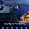 Azdome M17 Dashcam WiFi ADAS 24H Parking Monitoring Dual Camera HD - Gambar 2