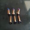 Baut Steer Titanium kepala flat - Gambar 3