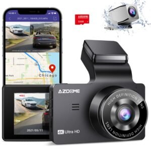 Azdome M63 4K WiFi GPS Dashcam Car DVR Camera Kamera Mobil