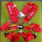 Seatbelt Spc New Model 6point Quick Release ( Black - Red - Blue )